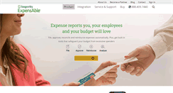 Desktop Screenshot of expensable.com